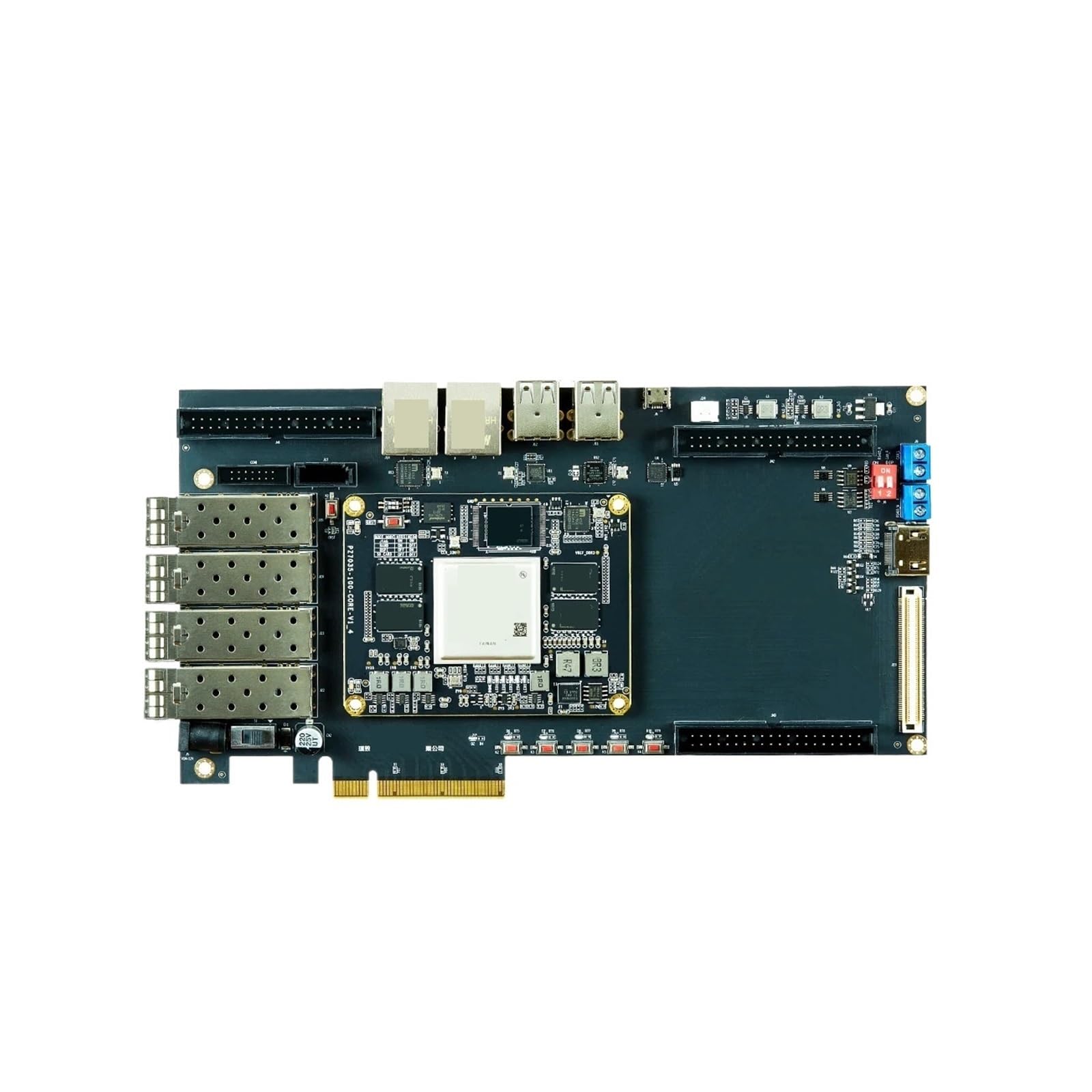 GTGFCSP 7035 7045 7100 Card: ZYNQ 7000 7035 7045 7100 FPGA Development Board PCIe SFP USB ZC706(7035 Board (900I))