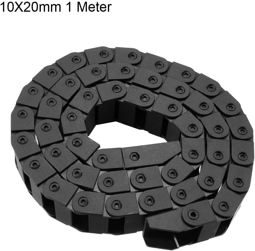 uxcell Drag Chain Cable Carrier Closed Type 10x20mm 1 Meter