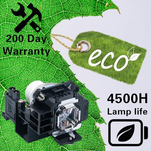Image of NP14LP Replacement Projector Lamp Bulb forCanon LV-7380 LV-7280 LV-7285 for NEC NP410 NP310 NP510 NP305 NP405 NP410G NP510G Projector with Housing