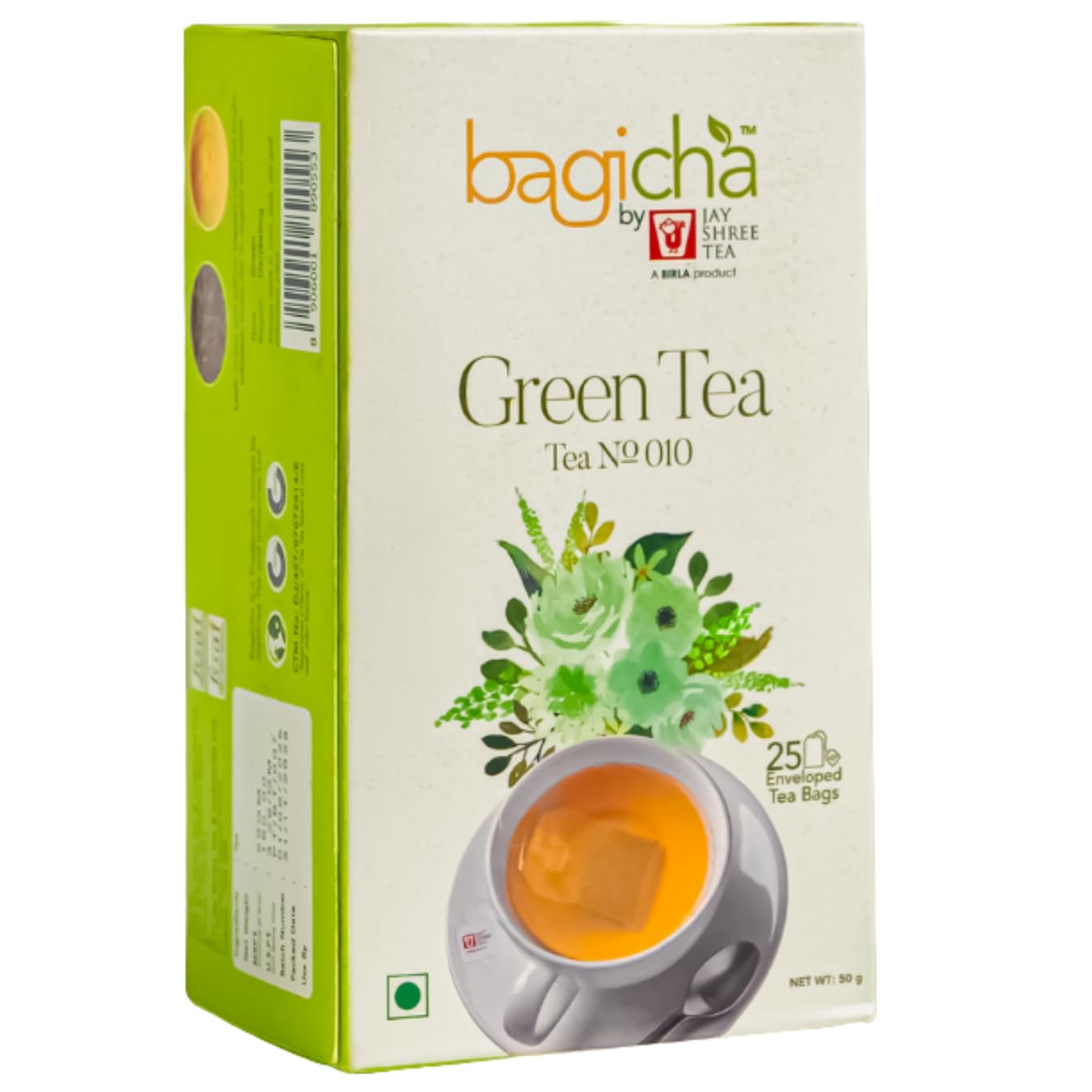 Bagicha by Jay Shree Tea Green Tea | Immunity Booster- 50 Tea Bags, 2 x 50g — Amazon image 15