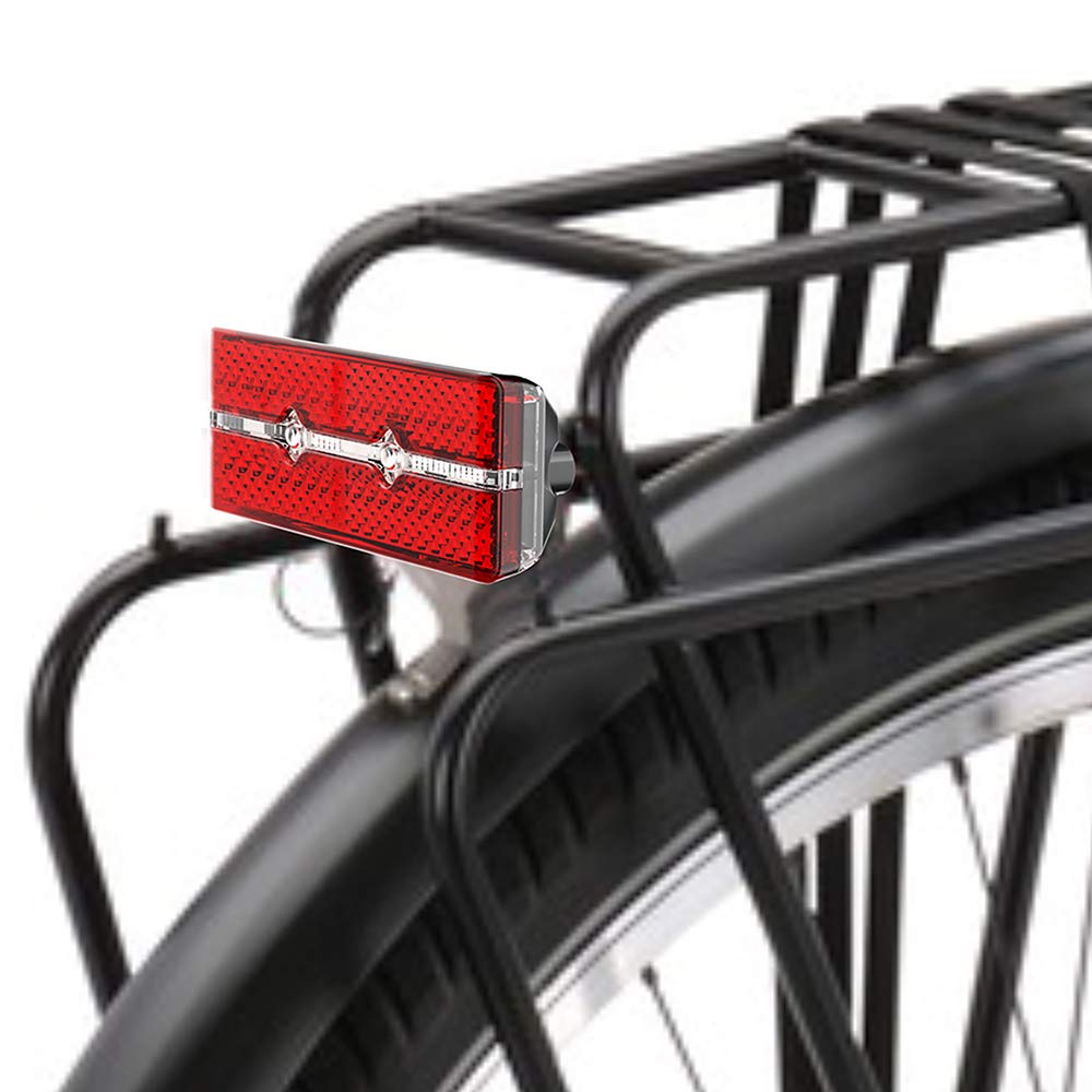 Feu arrière LED pour vélo électrique, Puissant et étanche IPX5, 6-48 V, sans Interrupteur.