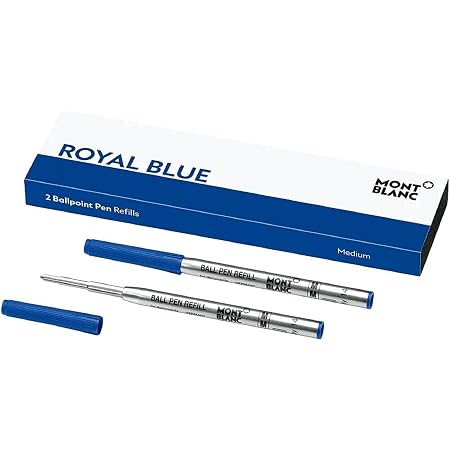 12 ricariche per penna a sfera da 0,7 mm, per scuola e ufficio, ricariche di ricambio per penna
