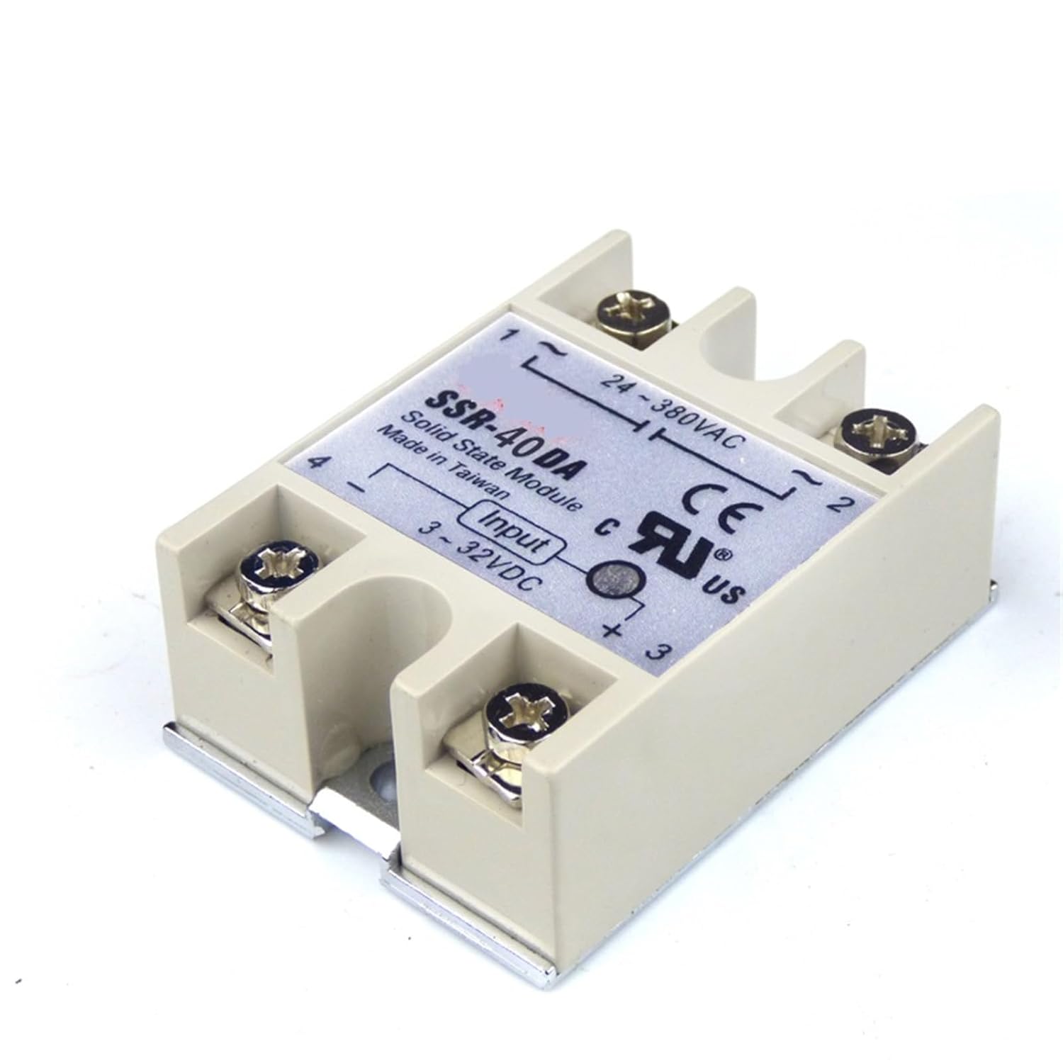 SSR-40DA DC to AC Solid State Relay SSR 40A 3-32VDC 24V-380VAC