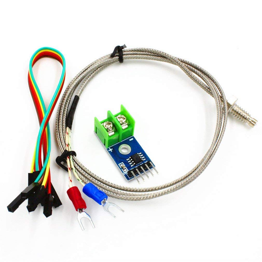 See full amazon price history chart for Robocraze DC 3-5V MAX6675 Module + K Type Thermocouple Temperature Sensor Thermocouple Sensor Set M6 Screw and Jumper Wire F to F 5pcs | Project compatible with Arduino Robocraze DC 3-5V MAX6675 Module + K Type Thermocouple Temperature Sensor Thermocouple Sensor Set M6 Screw and Jumper Wire F to F 5pcs | Project compatible with Arduino (B07NSZ82QG) Amazon Price History, Amazon Price Tracker