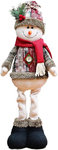 Mantel de mesa, centro de mesa, estante para guardar, Papá Noel, invierno, hogar, hogar, fiesta, accesorios de muñeco de nieve, decoración de elfo, B