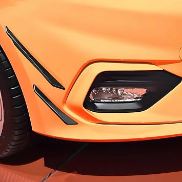 Front Bumper Side Corner Fin Trim For Ford Fiesta MK8 ST Line 2017-2020