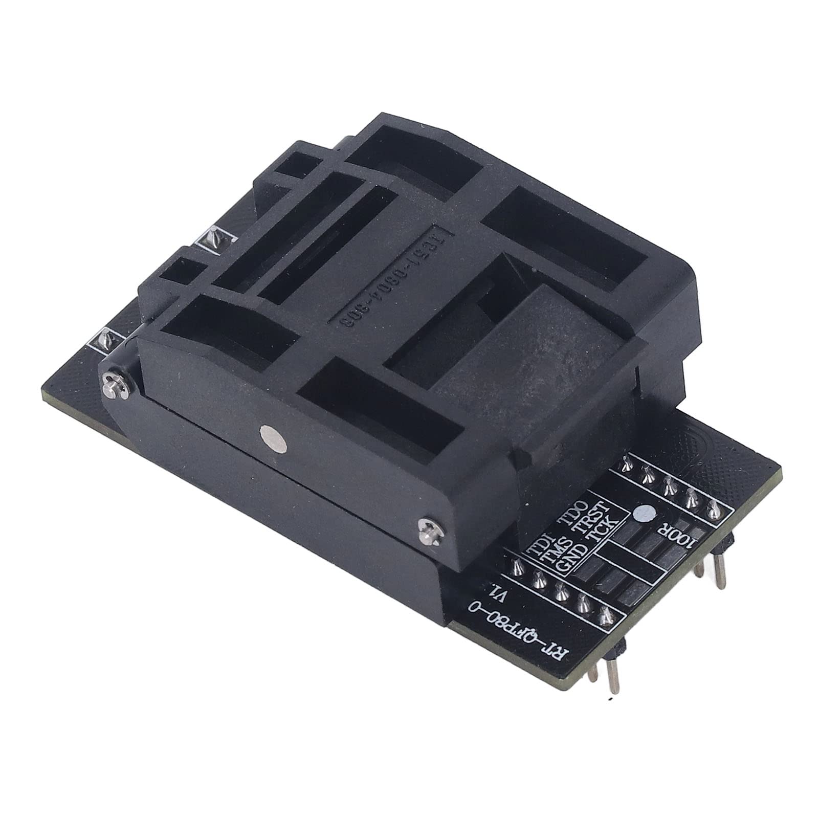 Adattatore Programmatore RT809H Adattatore Programmatore RT809H, Presa Programmatore RT809H Presa Adattatore PEI PES QFP80 Interfaccia ICSP Seriale Adattatore di Programmazione