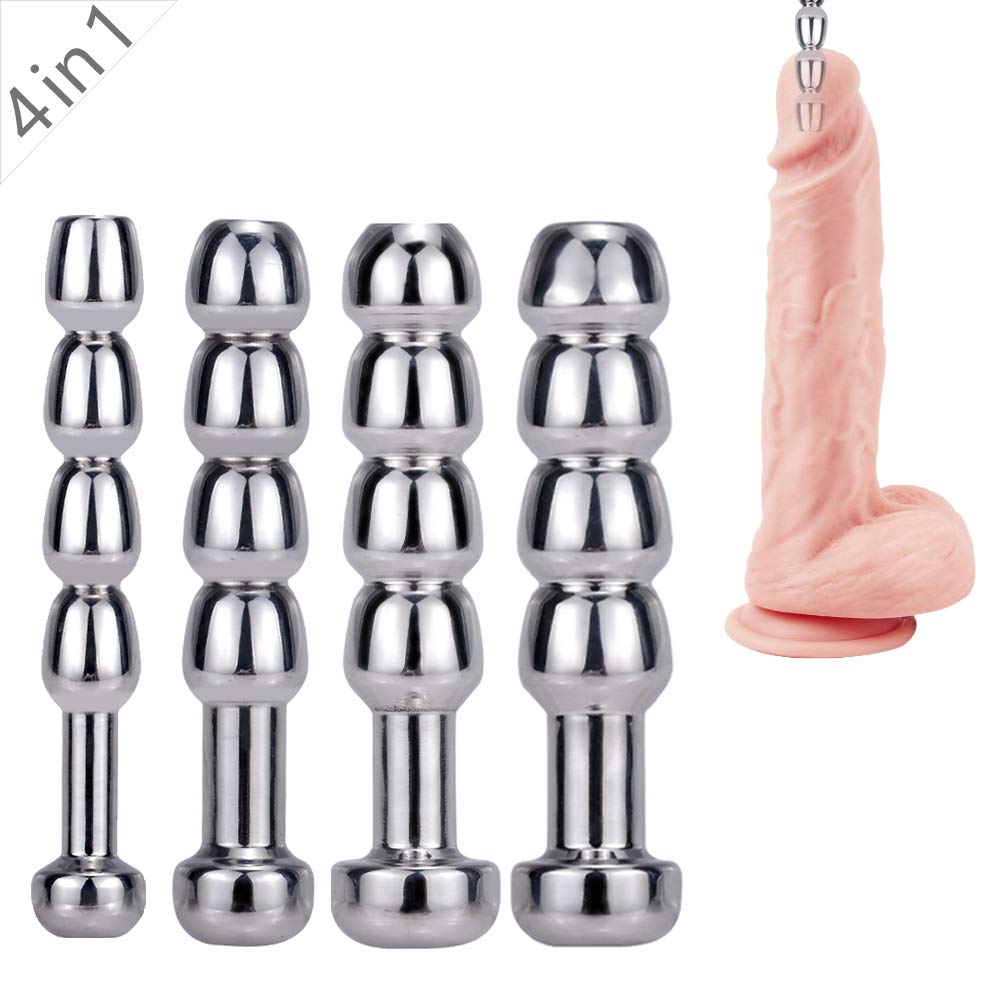 Roluck Set di dilatatori uretrali in acciaio inox, catetere in metallo, pene plug per uomini, stimolazione uretrale, masturbazione (B)