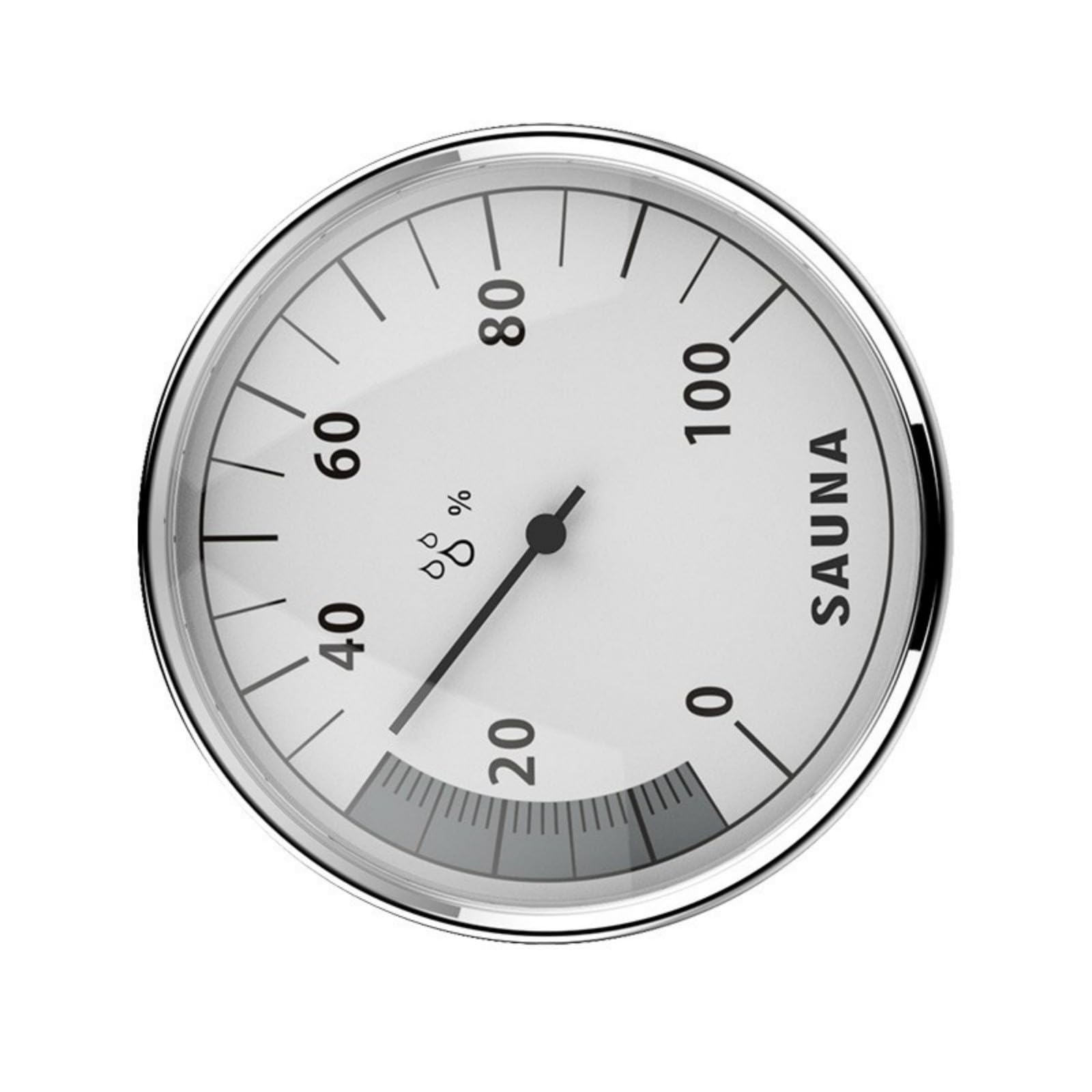 Woedpez Hygrometer Sauna Temperature Humidity Gauge Tool Resistant For Room Environment Mechanical Sauna Room Thermometers