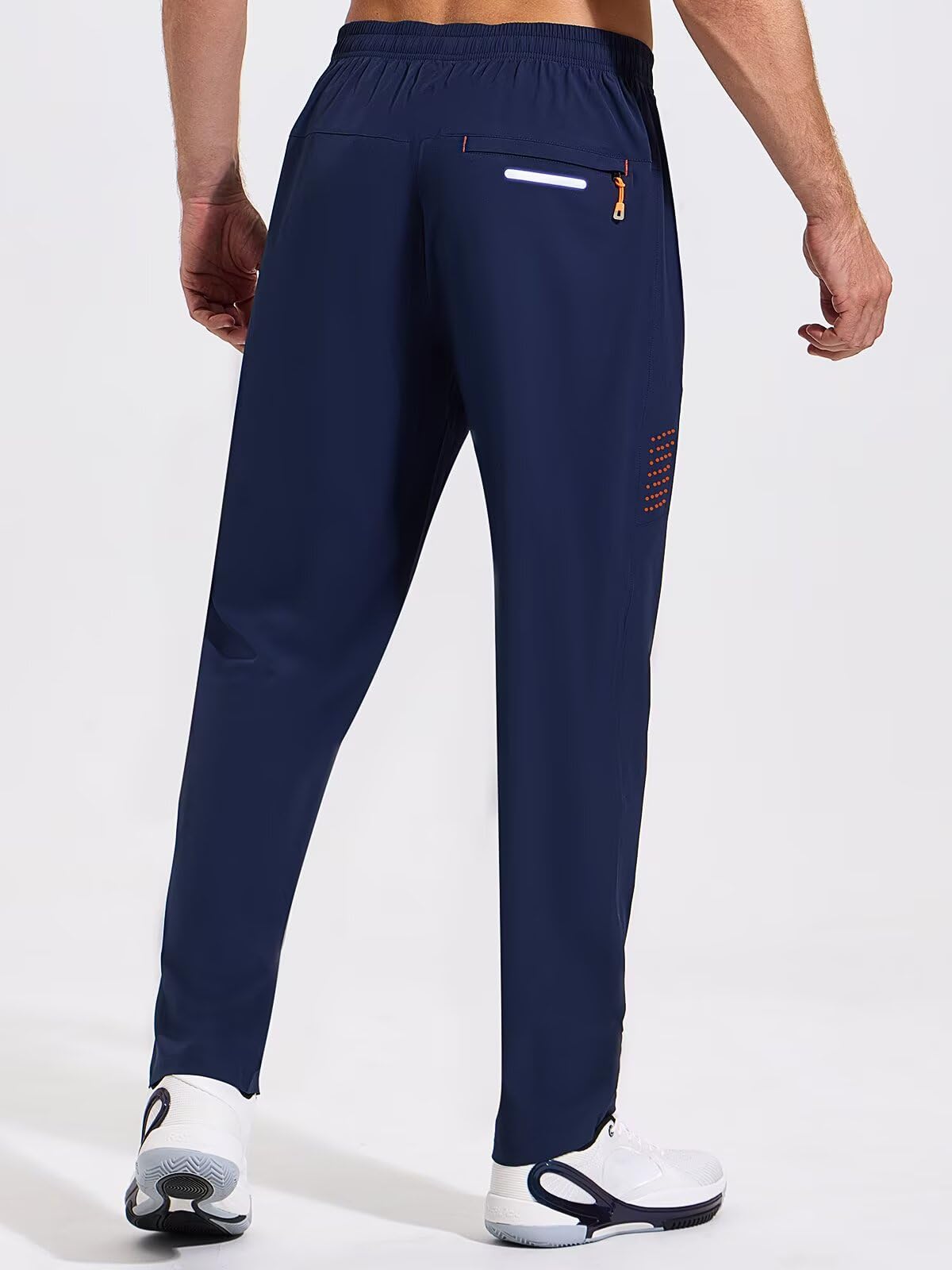Gaiatiger Pantalones de Chándal para Hombre Ligeros Transpirables Running Jogger con Bolsillos Cremallera