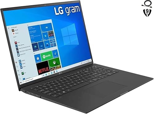 Miniatura 2 de LG Computadora portátil Gram de 17 pulgadas, pantalla IPS WQXGA antirreflejo, procesador Intel 12-Core i7-1360P, 16GB RAM 1TB SSD, teclado
