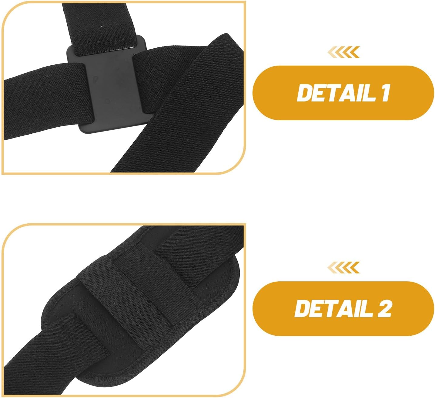 Body Camera Shoulder Chest Harness - Wearable Interphone Mount Strap - Adjustable Radio Single Shoulder Strap for Outdoor Event Staff Police Firefighter
