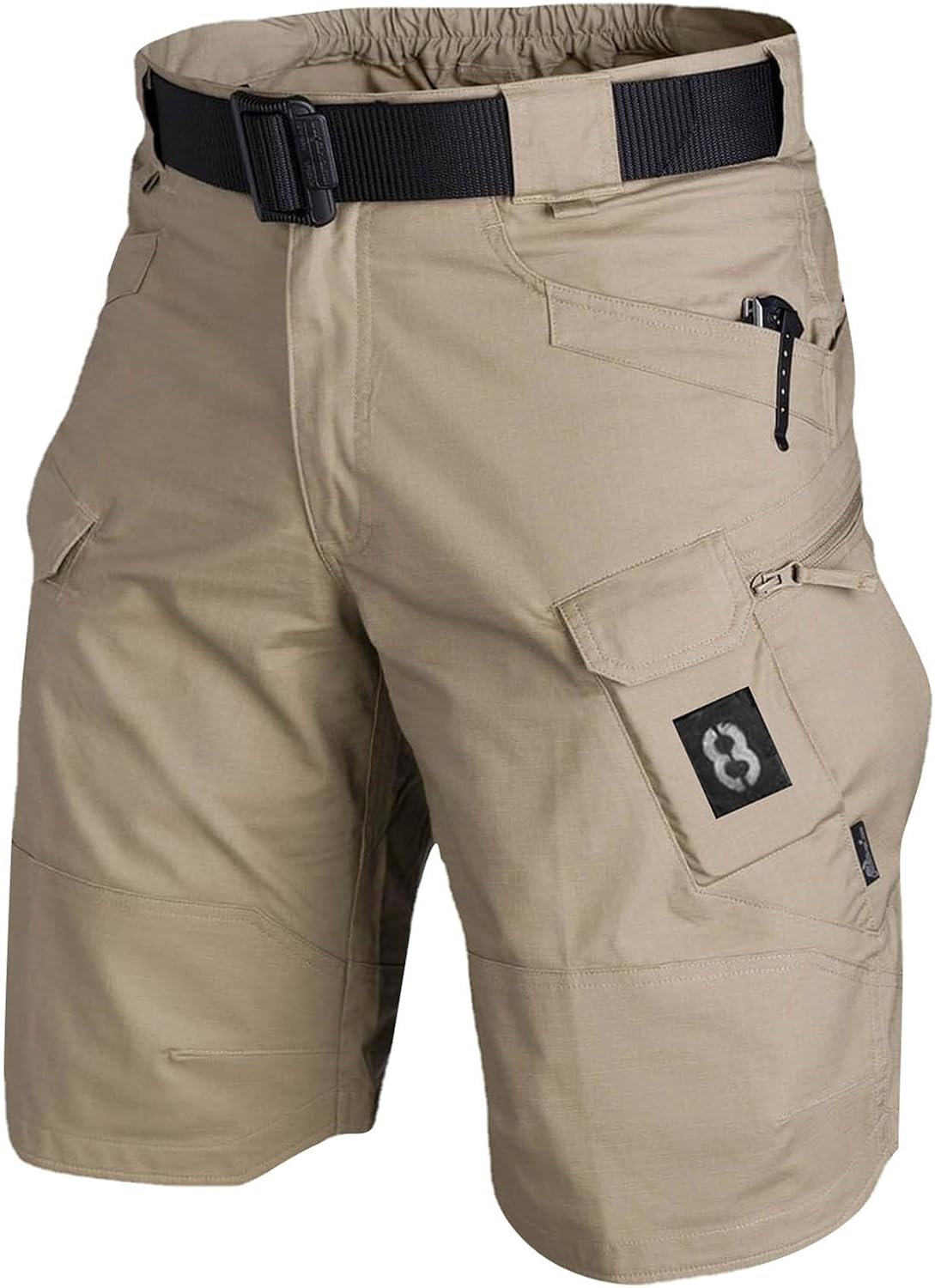WENKOMG1 Mens Cargo Shorts 4th of July Outdoor Tactical Shorts Patritotic Printed Military Shorts with Multi Pockets