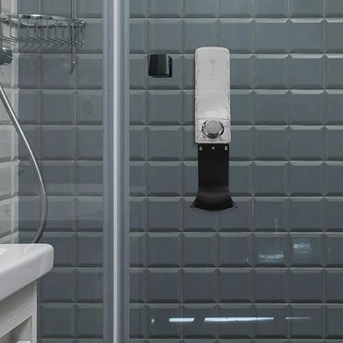 Miniatura 4 de Yardwe 2 bandejas de goteo dispensadoras de jabón de montaje en pared, dispensador de jabón de plástico, colector de detergente para ropa para