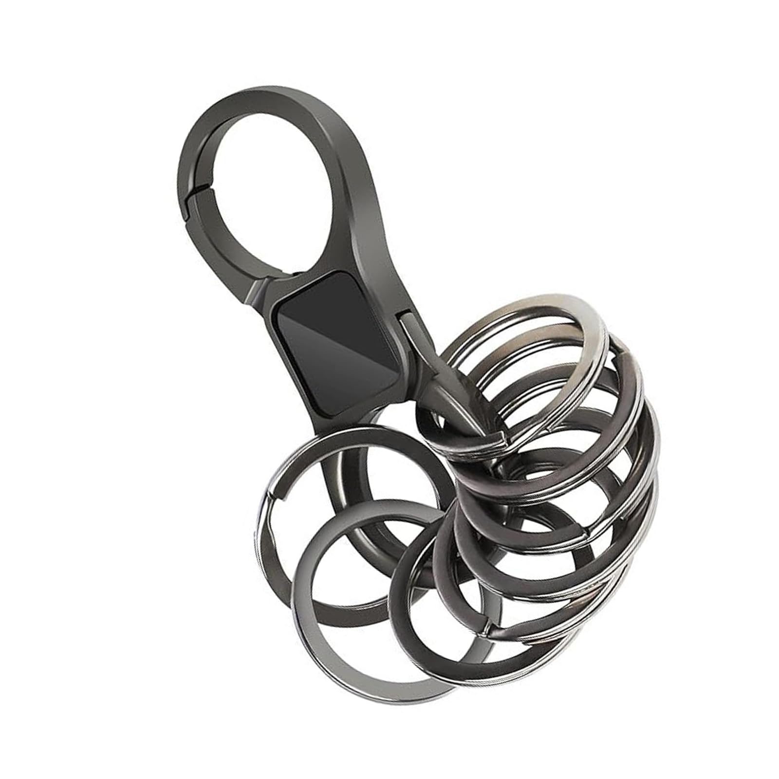 Organizers Including 8 Rings Kirsite Keychains for Long Time Practical Kirsite Keychains Stylish and Functional Accessories