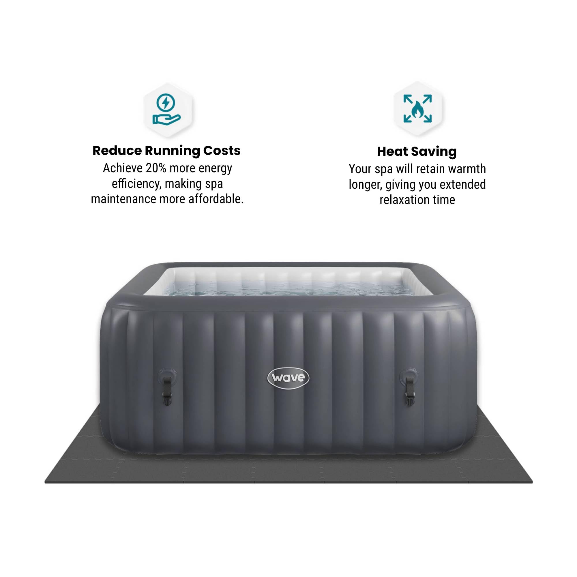 Wave Products Grand Tapis Isolant carré en Mousse (49 pièces)