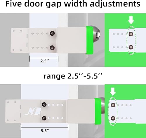 Miniatura 8 de Pestillo de puerta para gatos, accesorio de puerta para gatos que mantiene a los perros fuera de la estación de alimentación de gatos y caja de