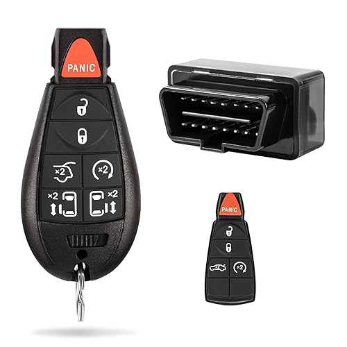 Car Key Remote Key Fob Kit Compatible for Chrysler Town