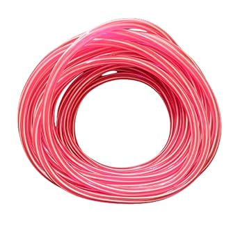 Shreeram Polymers 5 Meter 0.5 Inch - 12mm PVC Pink Transparent Water Pipe| Lightweight, Durable & Flexible| Watering Garden, Cleaning, Outdoor-Indoor Use (5 Meter-16 feet)