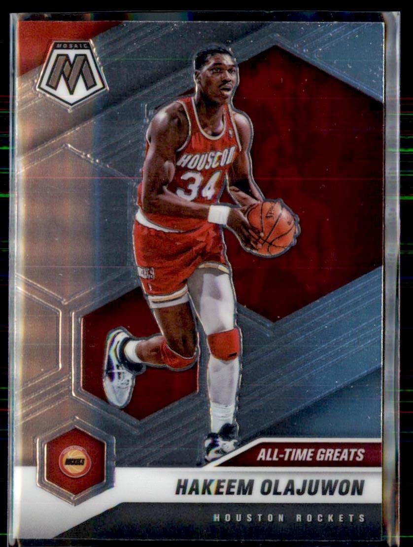 Amazon.com: Hakeem Olajuwon Card #284 2020-21 Panini Mosaic All-Time Greats  Houston Rockets : Collectibles & Fine Art