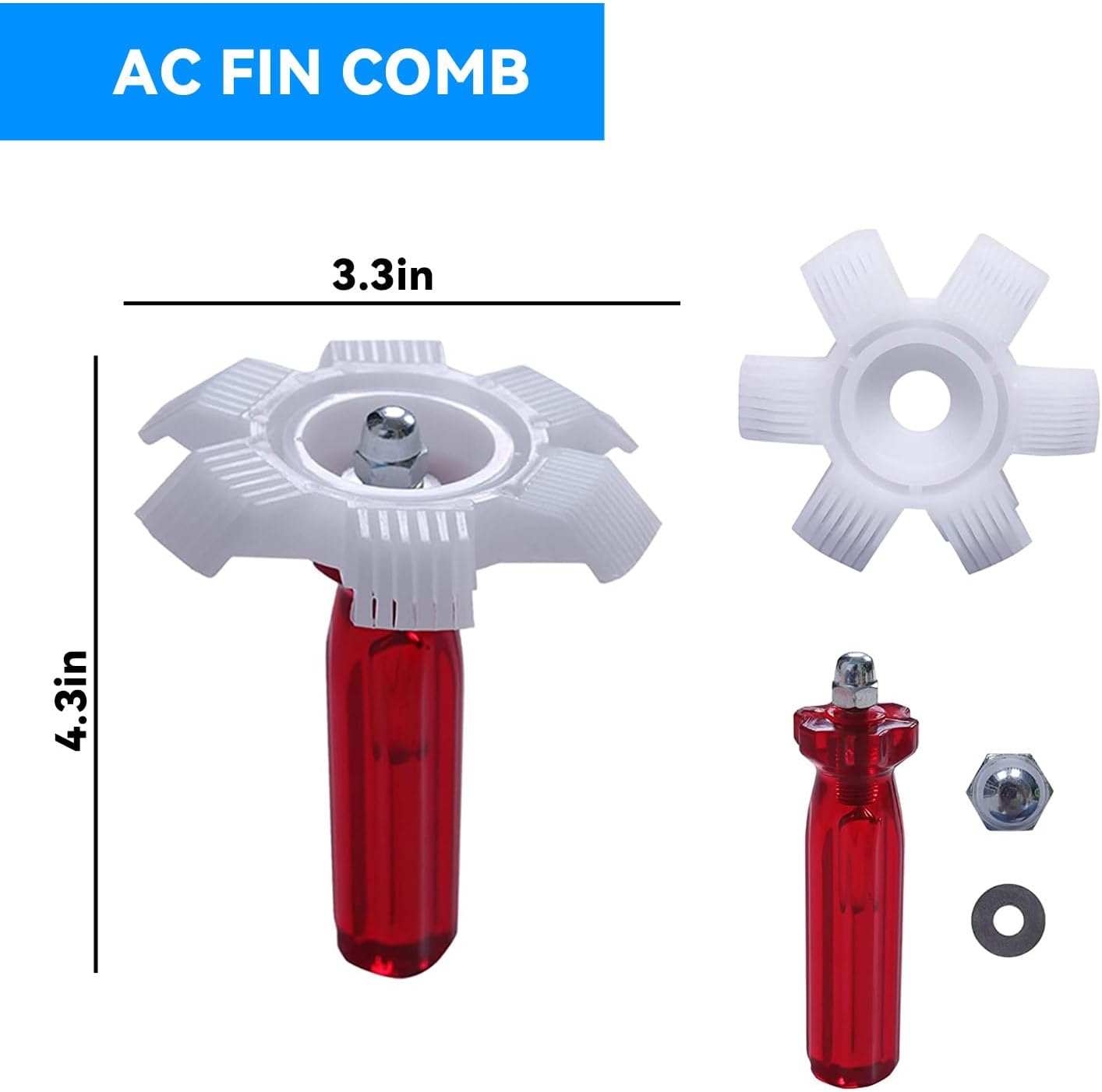 5Pcs Air Conditioner Condenser Fin Comb,Radiator Comb Tool Condenser Coil Ac Fin Comb Straightener,for Refrigerators,Automobiles,Evaporators,Computers And Kitchens
