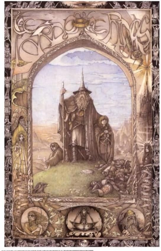 El Señor de los Anillos animado - Póster de película estilo D (11 x 17)