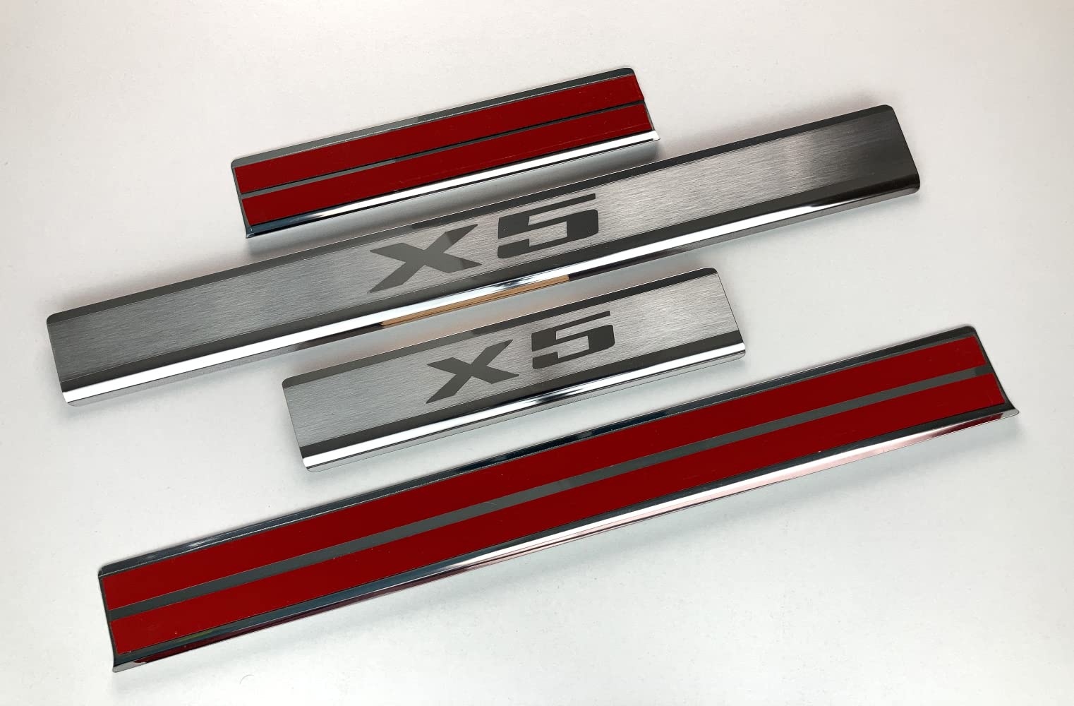 Para BMV X5 E53 2000 – 2006 umbral de umbral protector de puerta, 4 unidades, acero inoxidable