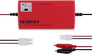 Tenergy Smart Universal Charger for NiMH Battery Pack (2.4V - 7.2V) for RC Cars, RC AIrplanes, Airsoft battery packs (2-6 cells)
