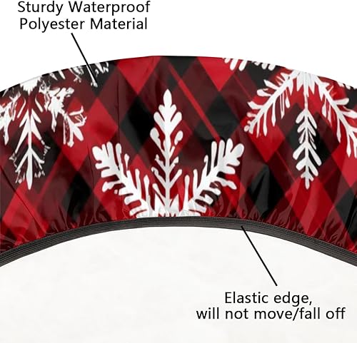 Vista 298 de Pardick Mantel redondo ajustable con diseño de flores de arte en acuarela con mantel elástico, mantel elástico redondo, impermeable, lavable, se