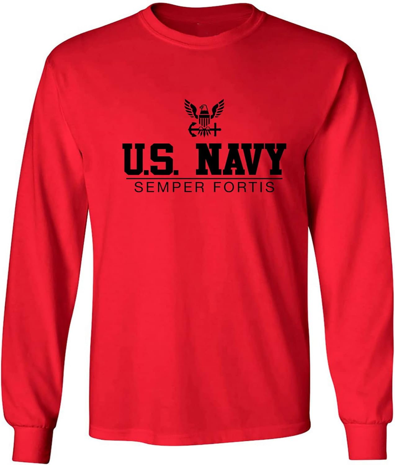zerogravitee U.S. Navy Semper Fortis Adult Long Sleeve T-Shirt