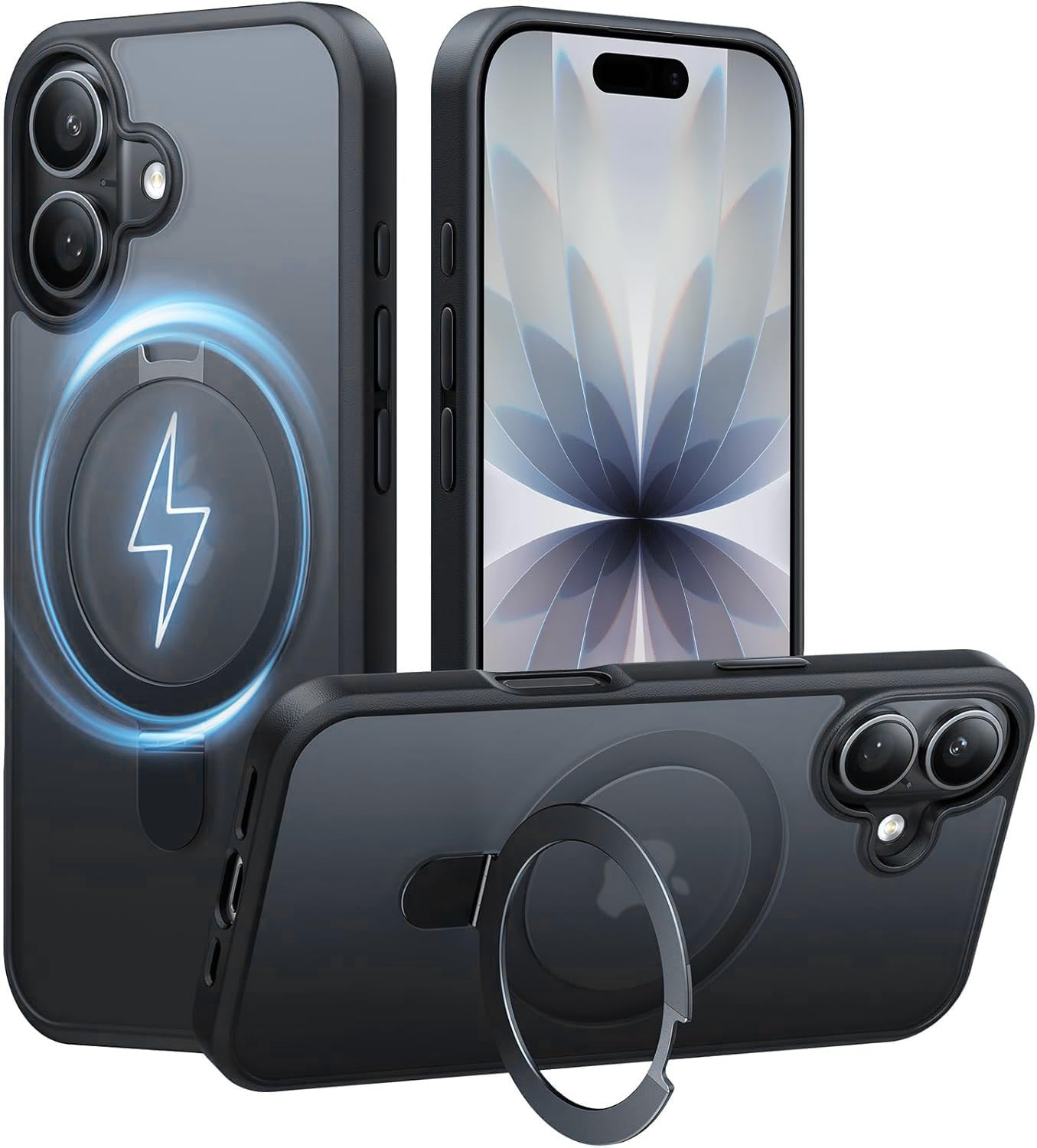 DIZORO iPhone 16 Plus Case with Magnetic Stand -12