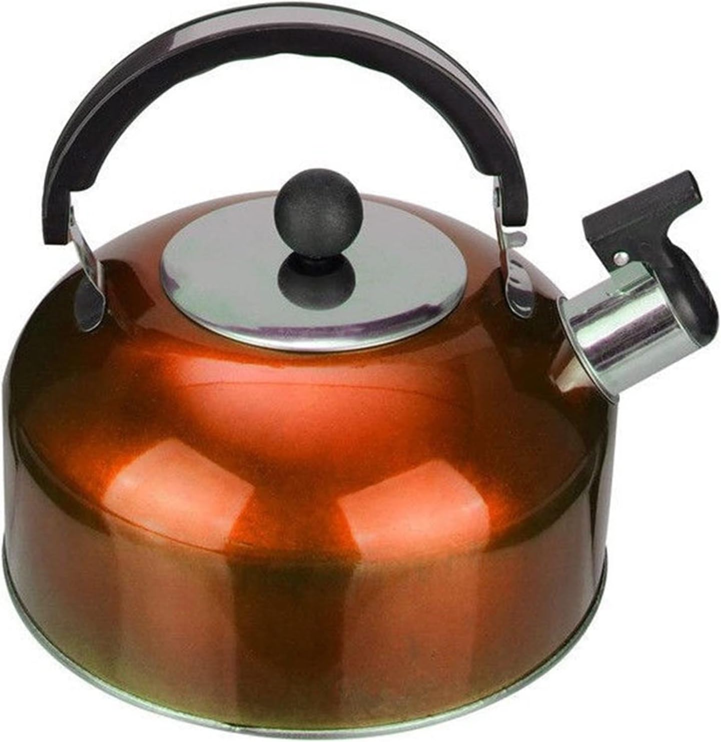 Pour Over Coffee Metal Stainless Steel Kettle Kitchen Portable Kettle with Whistle Teapot Camping Teapot Coffee Pot Cooker Teapots