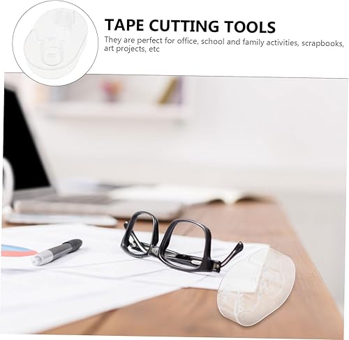 Miniatura 3 de STOBOK Dispensador de cinta Washi, dispensador de cinta de embalaje, dispensador de cinta transparente, dispensadores de cinta wahsi, cortadores de