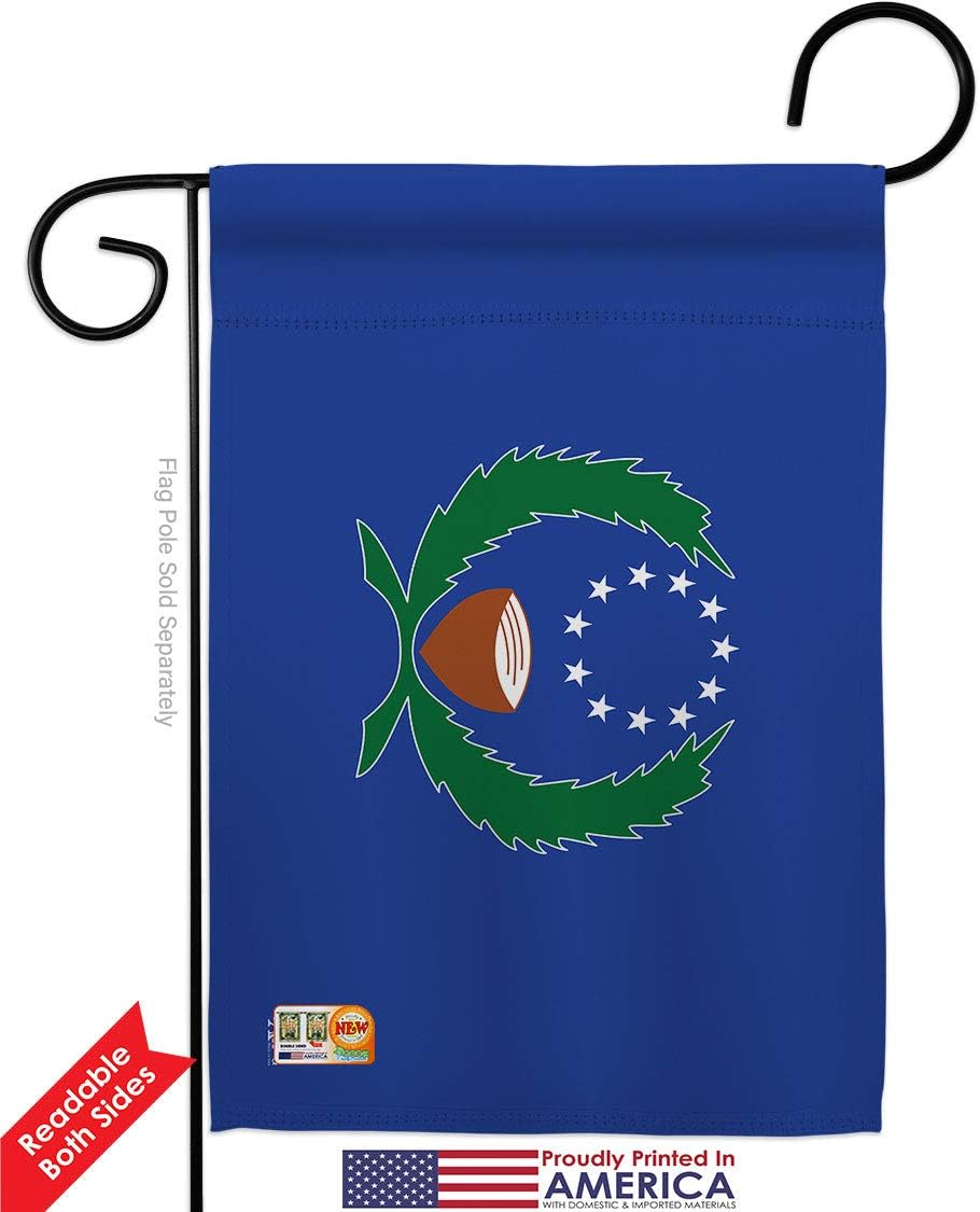 Pohnpei Garden Flag Set Mailbox Hanger Regional Nationality Nation International World Country Particular Area Small Decorative Gift Yard House Banner Double-Sided Made In USA 13 X 18.5
