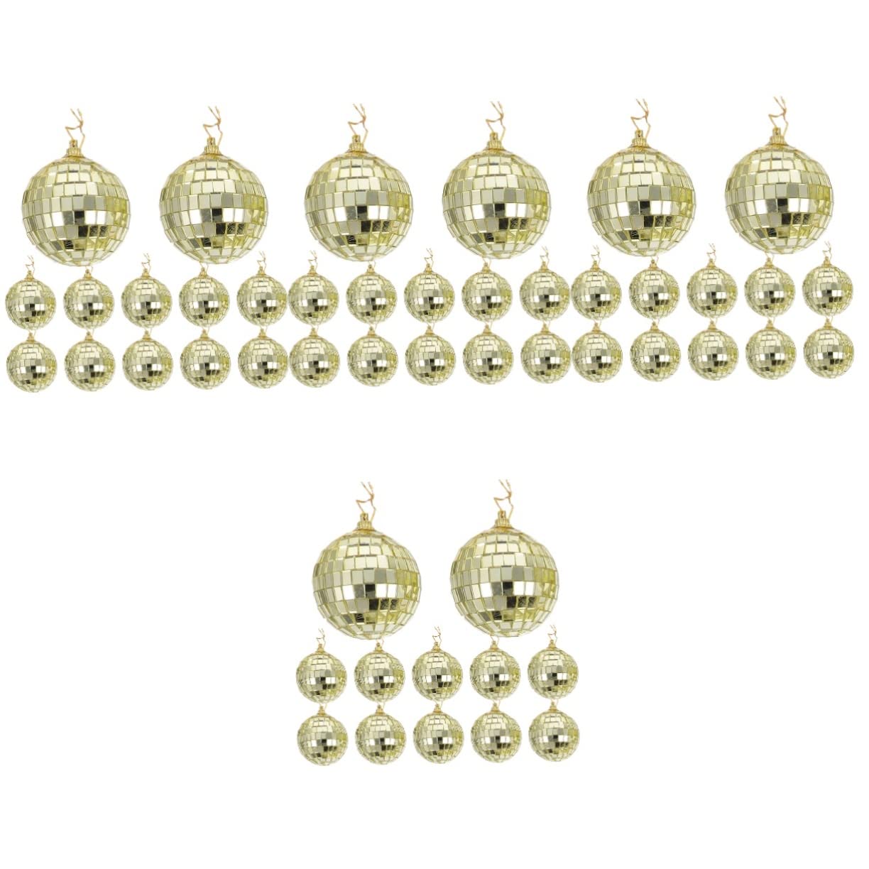 Disco miroir decoration noel : 48 boules de sapin rétro pour vos fêtes