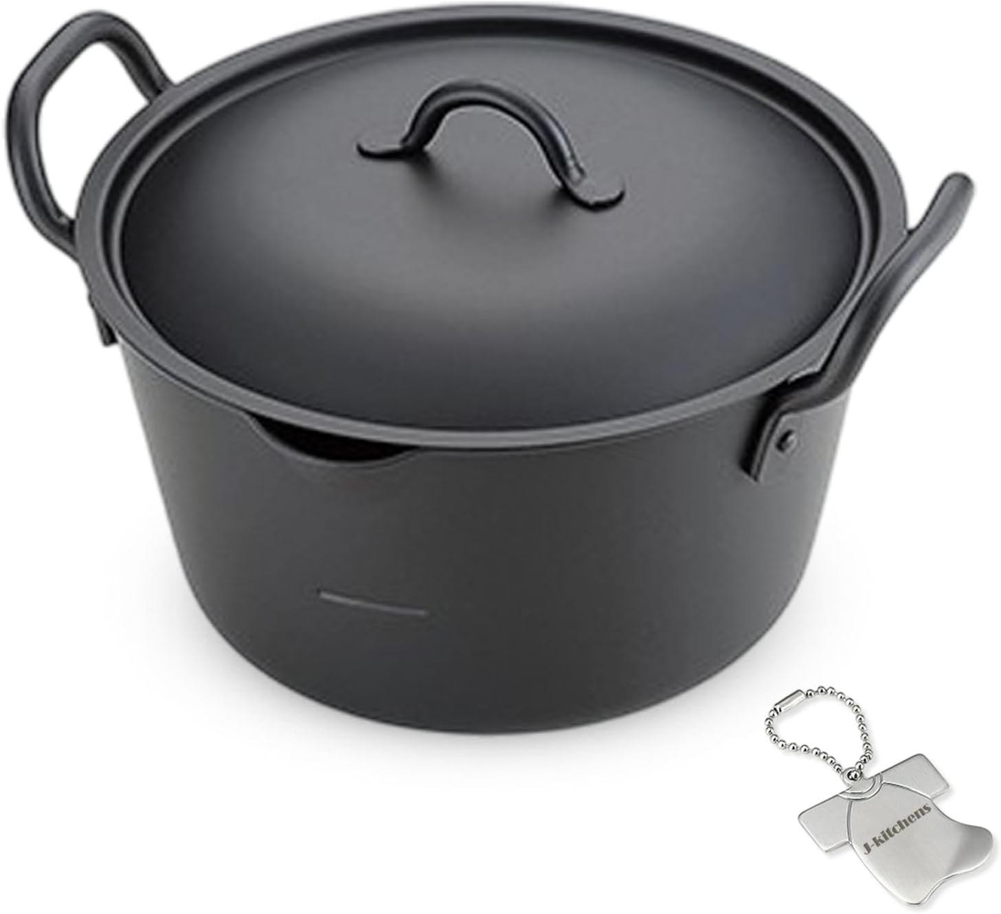 J-kitchens Deep Frying Pot, Deep Fryer, 7.9 inches (20 cm), Induction Compatible, Gas, Made in Japan, Original Kankiri-kun T Included