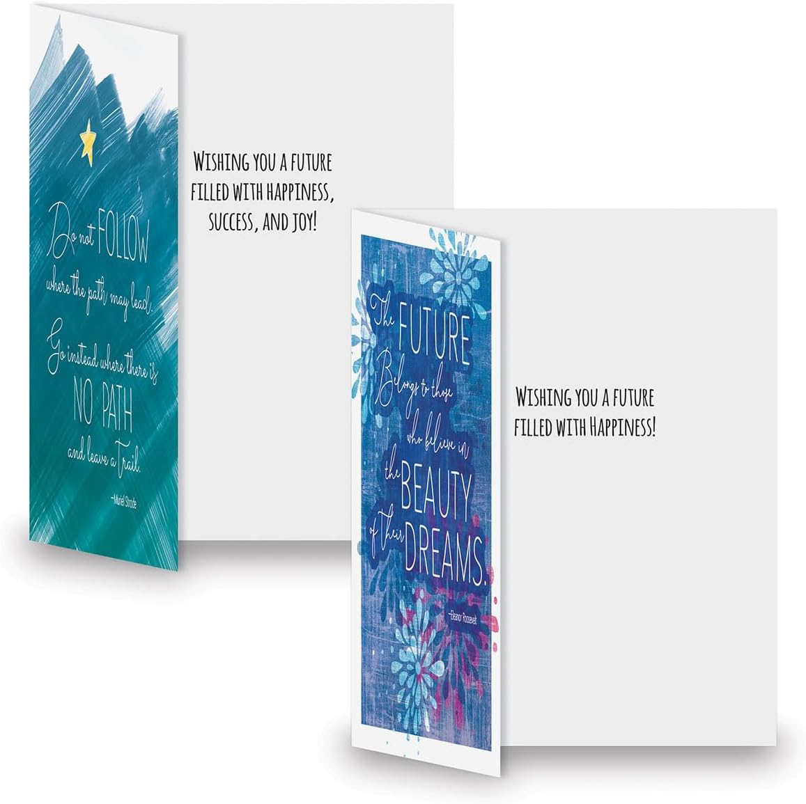Current Dreams Graduation Cards Pack - Set of 8 (4 Designs), 5 x 7 Inches, Assorted Congrats Grad Set, High School, College
