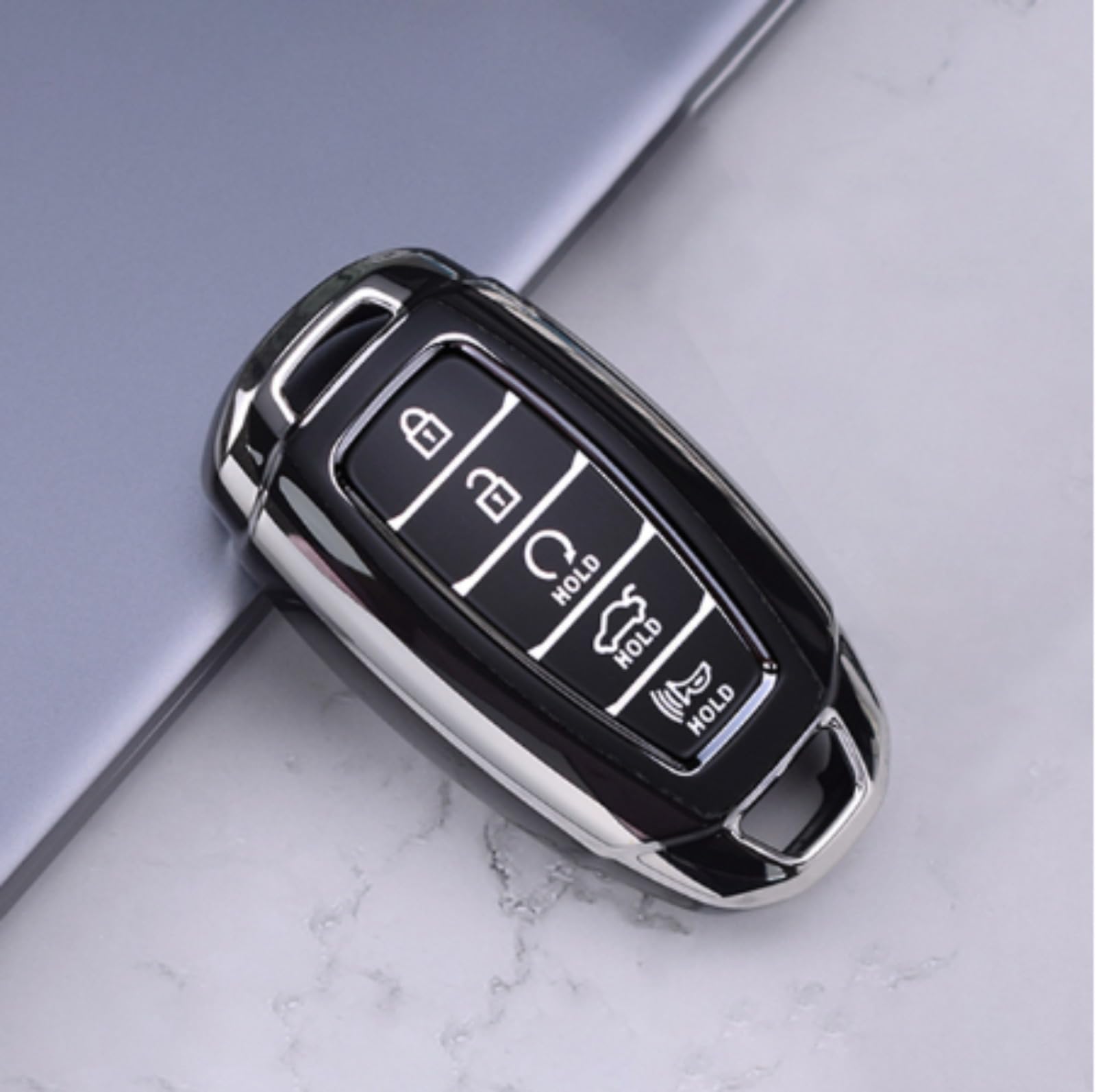 Funda para llave Hyundai Kona i30 ix35 protector de mando 3 4 5 botones 2