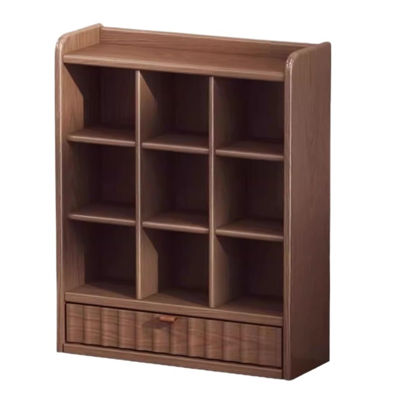 CYairong-22 Cup Display Shelf Solid Wood Cup Holder Grid Coffee Mug Desktop Storage Display Coffee Mug Display Rack