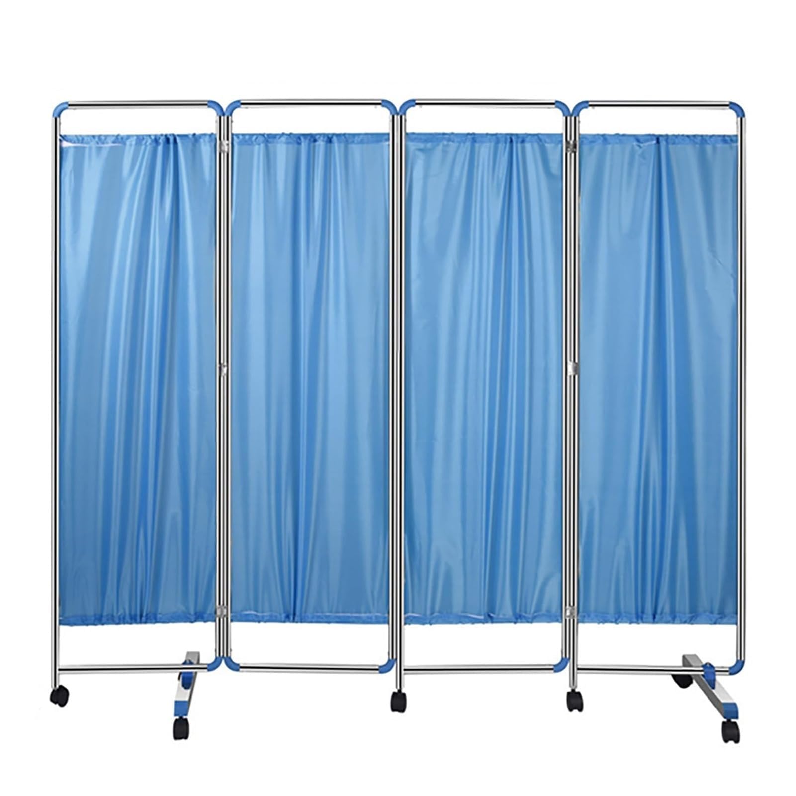 Cloison de séparation de pièce mobile paravent médical pliable de 180 cm sur roulettes