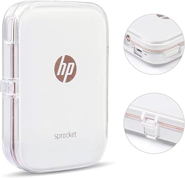 Amazon.com: SAIKA - Carcasa rígida de PVC compatible con impresora  fotográfica portátil HP Sprocket, no para 2ª edición e impresora  fotográfica instantánea HP Sprocket Plus (transparente) : Electrónica
