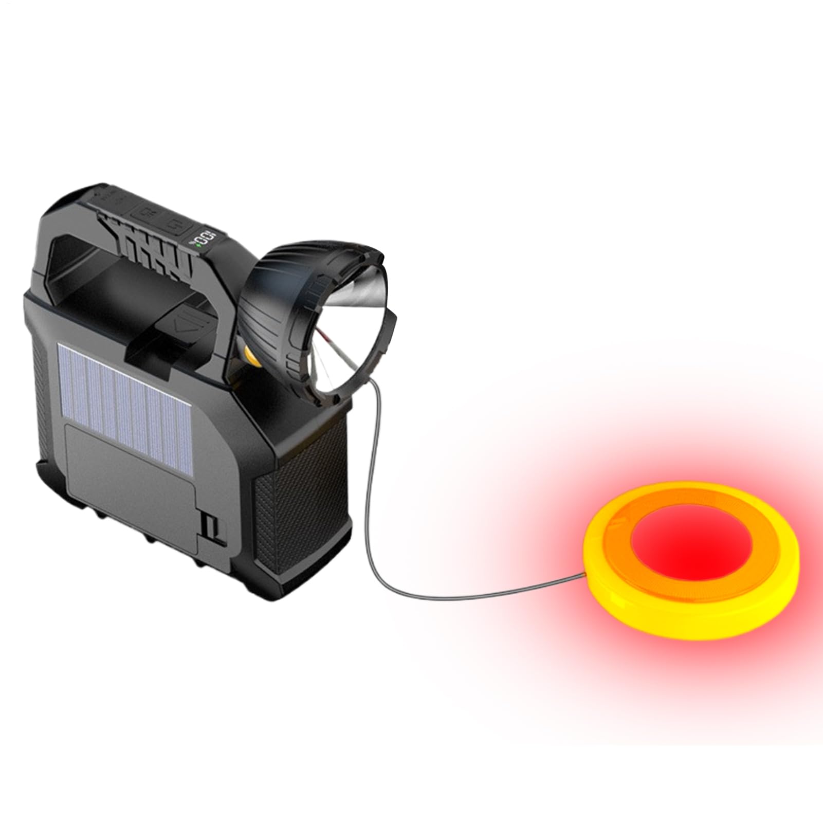 Da Campeggio Ricaricabili Alta Lunga Durata Multiuso | Lanterna Da Campeggio Ricaricabile Solare Per Casa, Pesca, Outdoor, Passeggiate Notturne, Blackout, Riparazioni Auto,