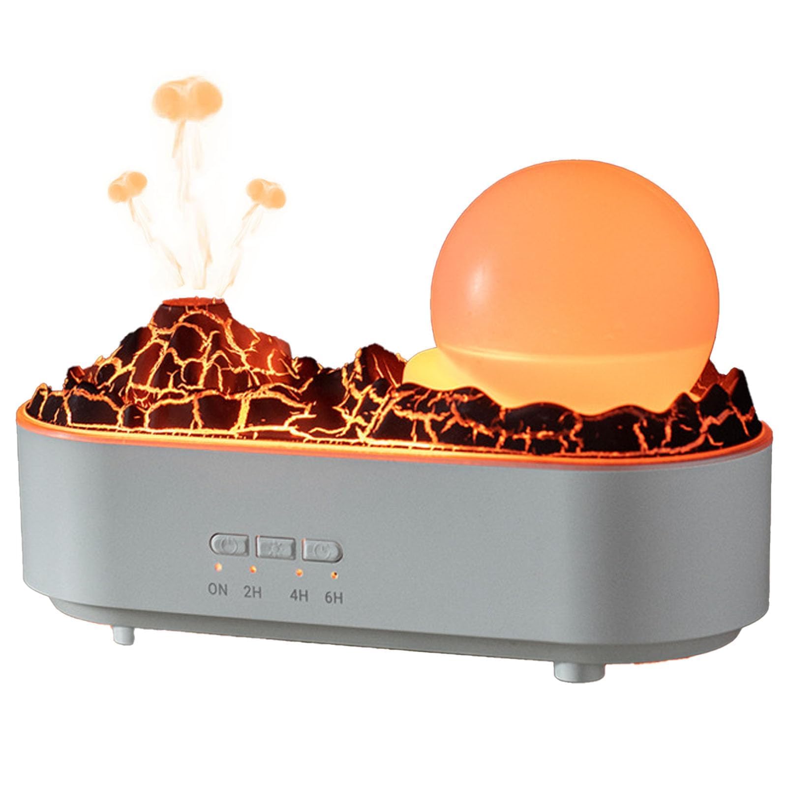 Diffusore di oli essenziali, umidificatore per aromaterapia, 200 ml, con timer, spegnimento automatico, ideale per camera da letto e ufficio