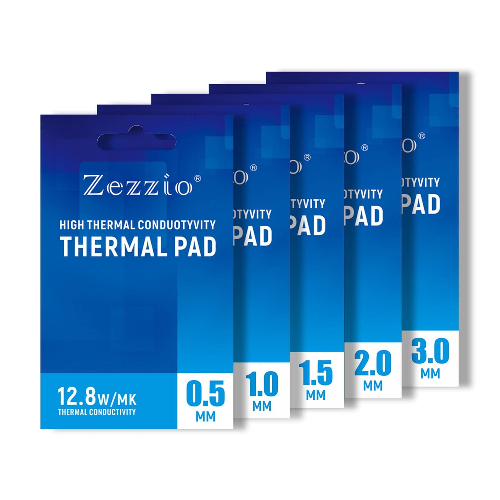 MAXBELL Silicone Thermal Pad 12.8 W/mK Heat Resistance Simple for PC Laptop Heatsink 1.0mm