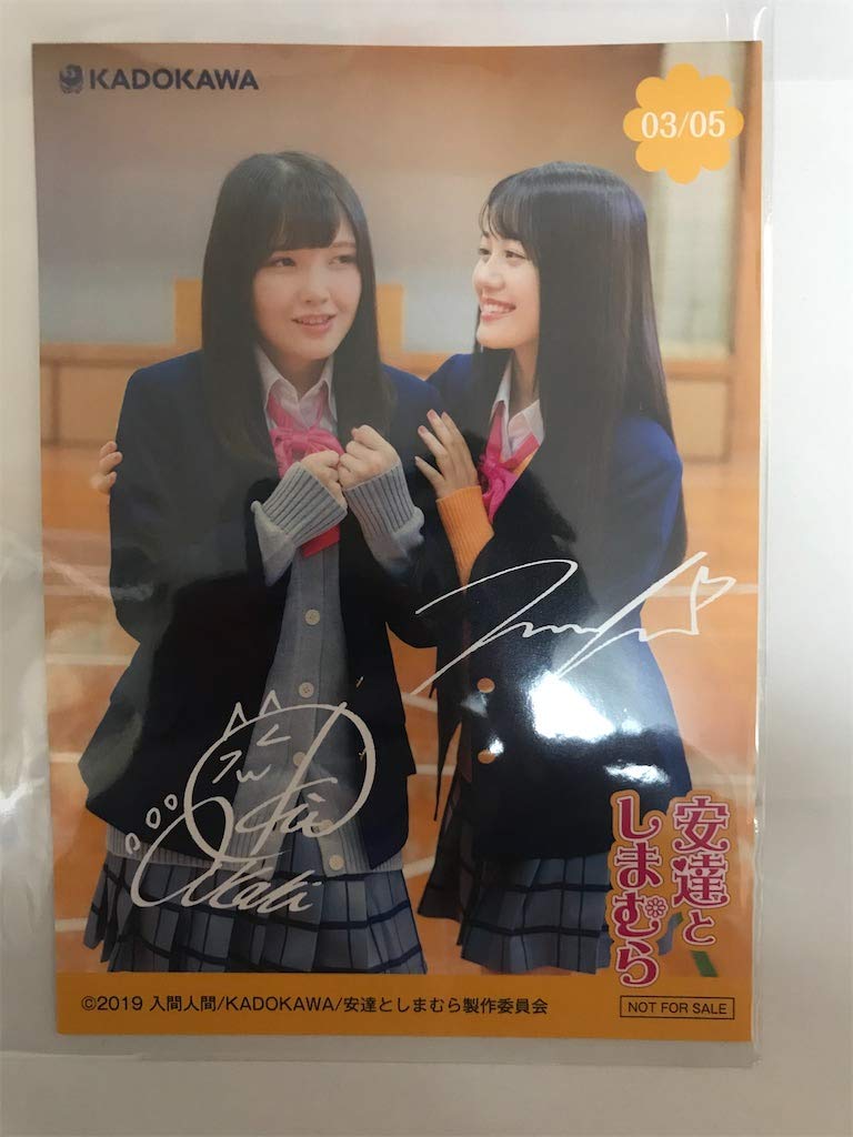 Amazon.co.jp: 安達としまむら ライトノベル表紙風写真ポストカード