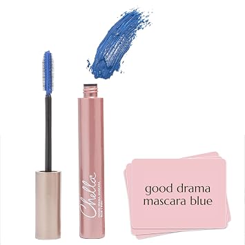 Chella Good Drama Vegan Mascara, 0.33 Fl. Oz Blue