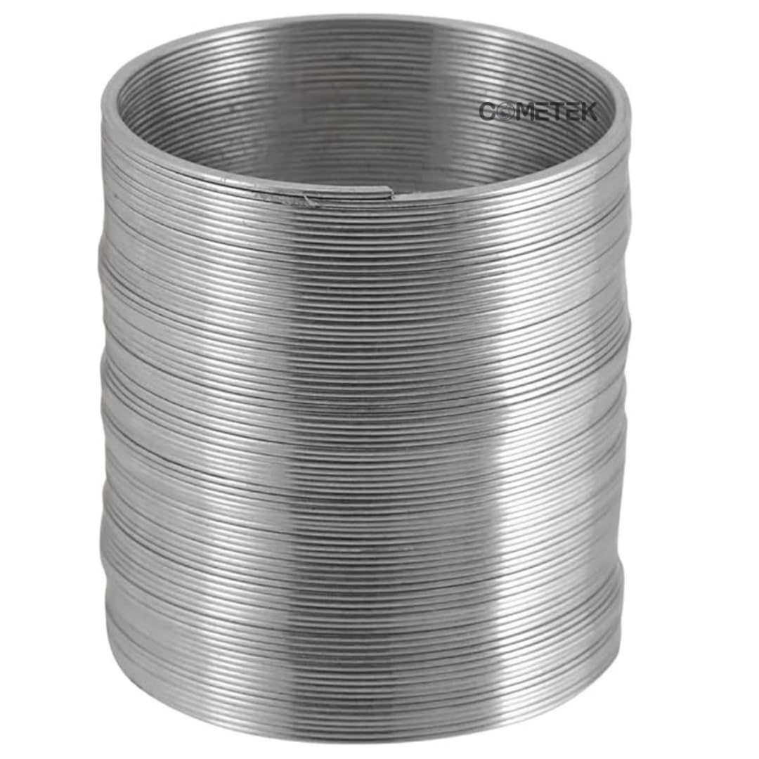 Cometek Wave Form Helix - Slinky Spring - Educational Toy for Waveform Demonstrations - Length: 3" - Diameter: 2" - Silver Zinc-Iodized Steel, Perfect for Physics Classrooms (B0CH6V1DMM) Amazon Price History, Amazon Price Tracker