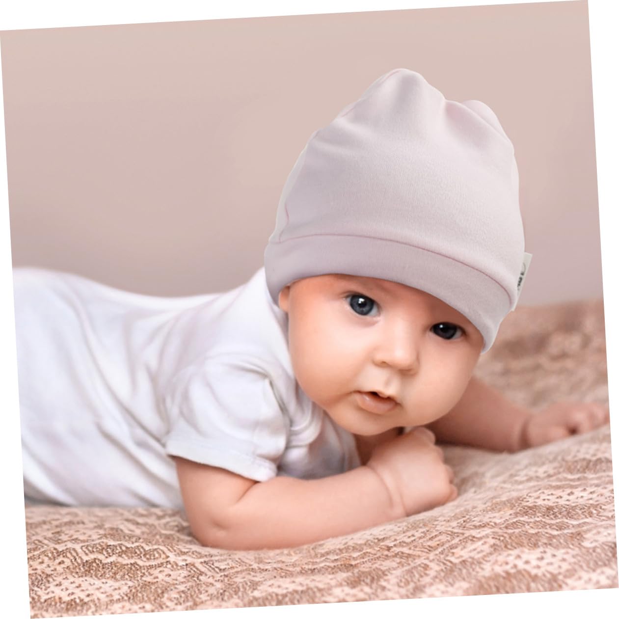 FRCOLOR 3 Sätze Mützen Für Neugeborene Unisex Knotenmütze Weiche Atmungsaktive Kopfbedeckung Für Jungen Für Frühling Herbst Winter 3 Stücke * 3