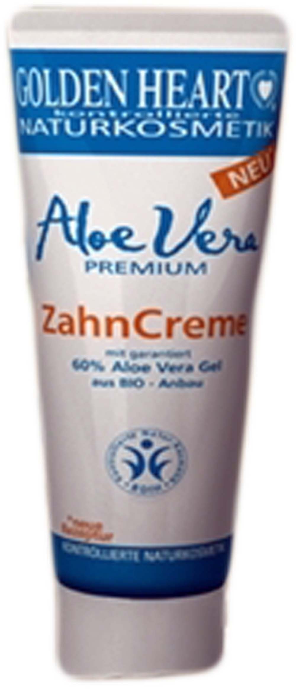 Golden Heart Aloe Vera Premium Zahncreme Minze 75ml : Amazon.de: Drogerie &  Krperpflege