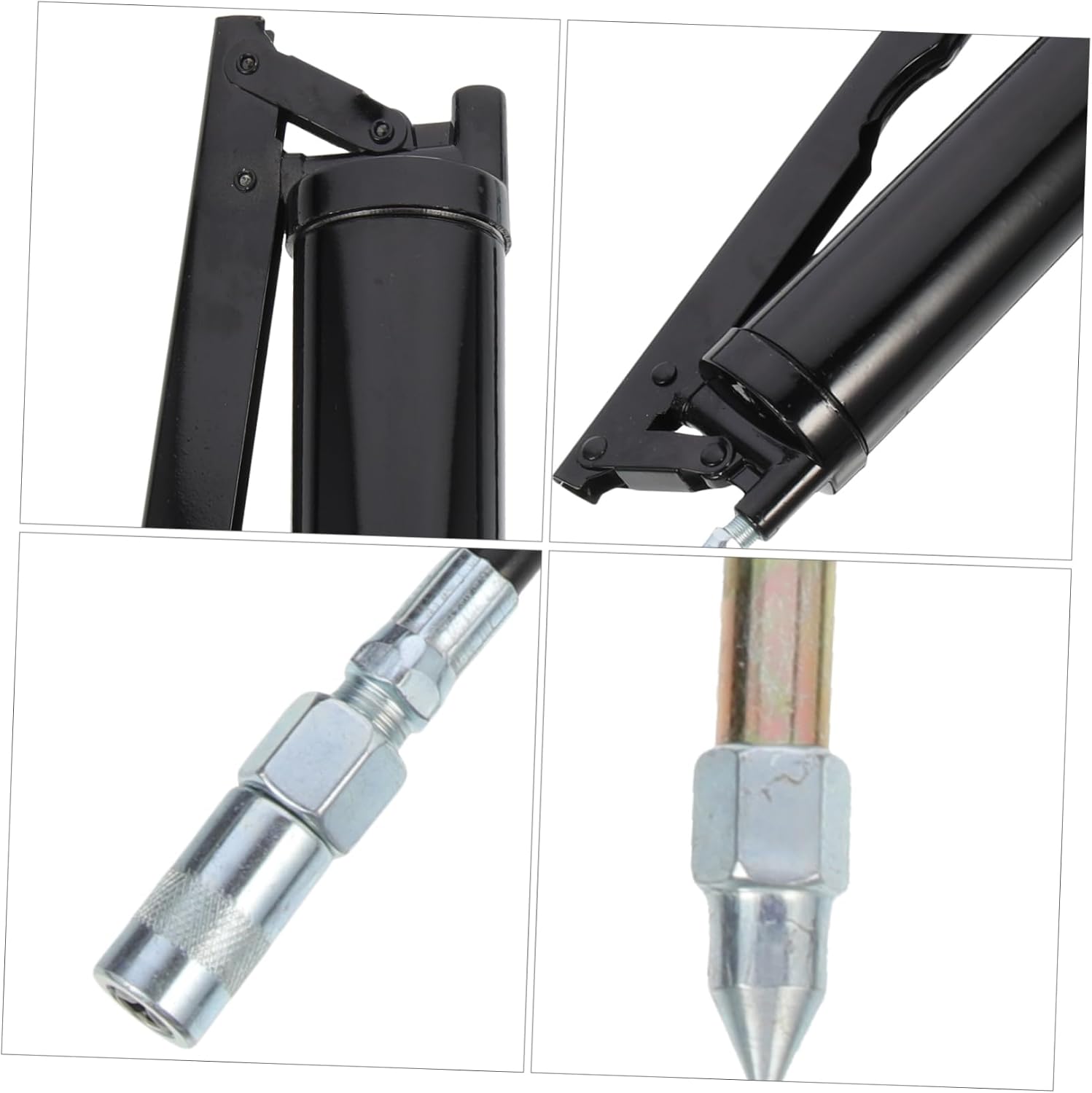GARVALON Manual Lever Grease Injector Tool High Pressure Lubricator for Car Maintenance Ergonomic Design for Easy Filling and Home Shop Use